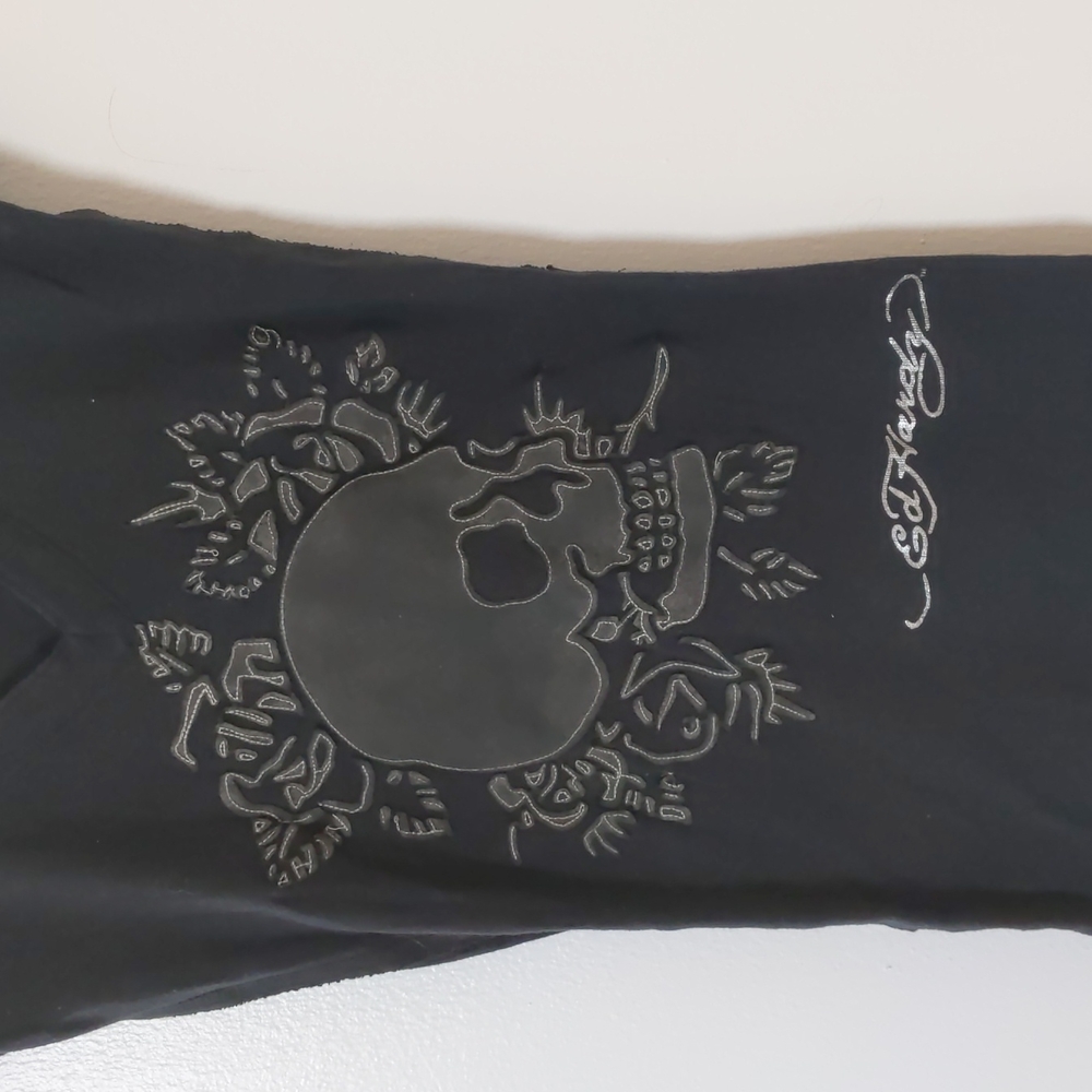 Ed Hardy skull shirt y2k